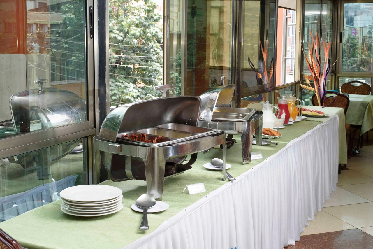 Buffet line